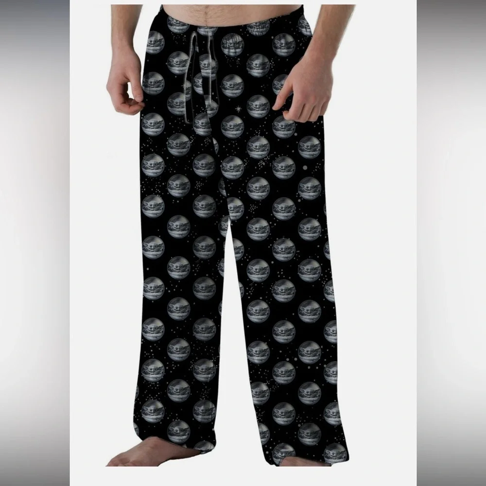 NWT Baby Yoda Men's Pajamas Pants Size - XL Star Wars Mandalorian